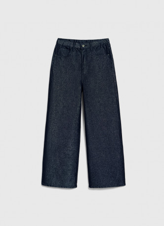 Джинсы Straight с люрексом для девочек