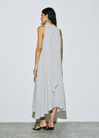 Шифоновое принтованное платье