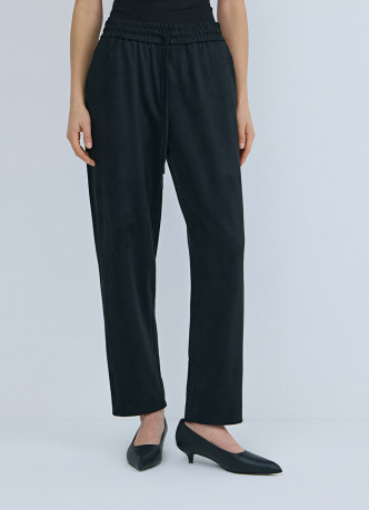 Брюки Baggy из искусственной замши