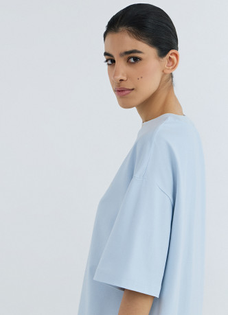 Футболка оверсайз с вышивкой