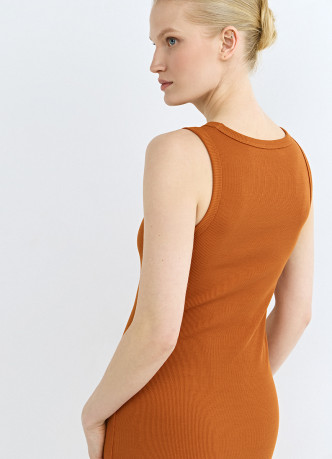 Платье-майка из трикотажа