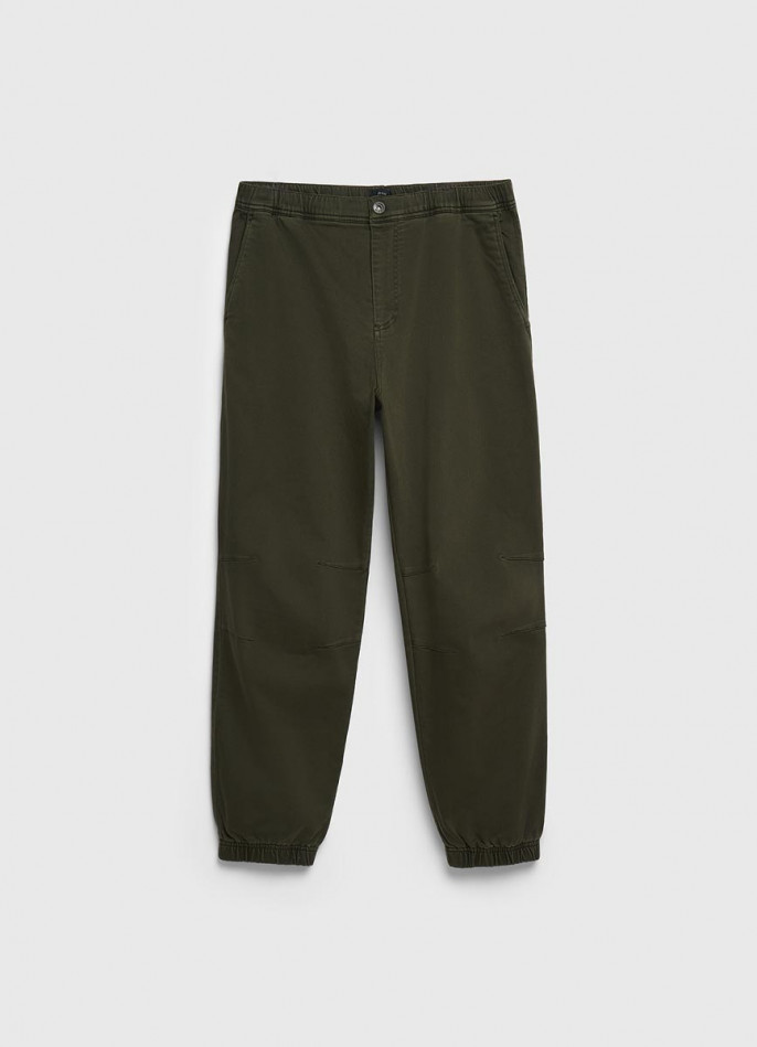 Джоггеры из эластичной ткани