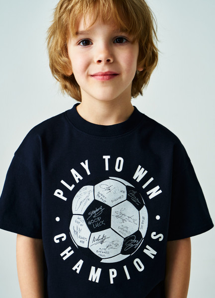 Футболка для мальчиков, Синий футболка игровая для мальчиков demix синий