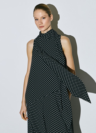 Шифоновое принтованное платье