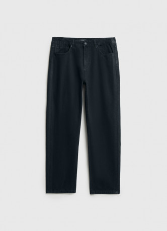 Джинсы Straight с накатом