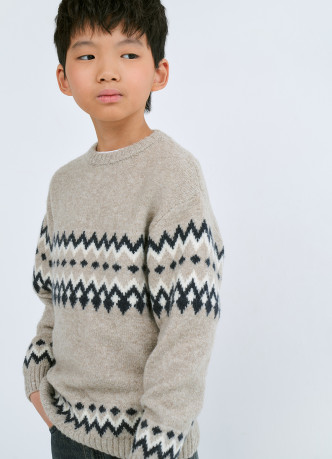 Вязаный джемпер для мальчиков