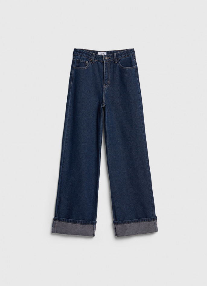 Джинсы Wide leg для девочек