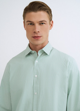 Рубашка в клетку виши