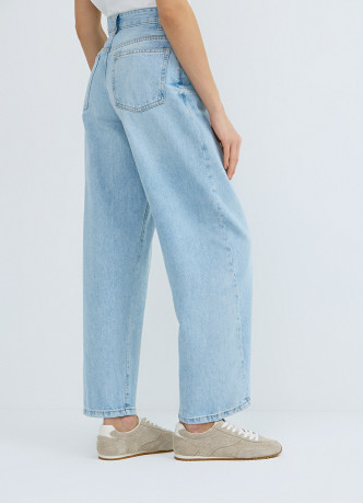 Джинсы Barrel с высокой посадкой