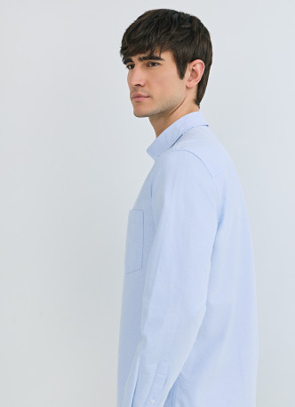 Рубашка из ткани оксфорд