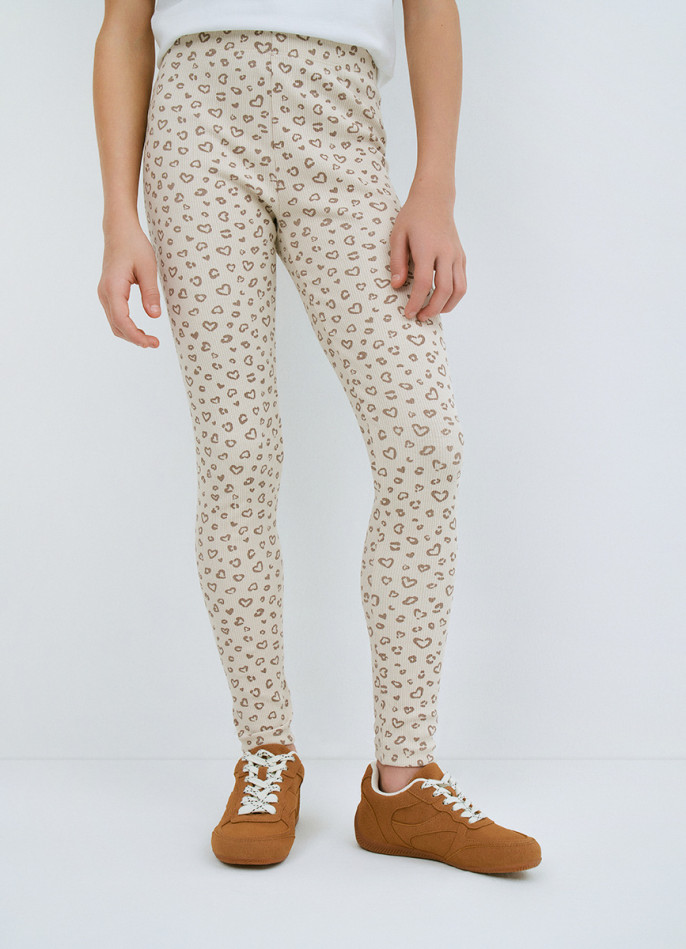 Легинсы с принтом для девочек