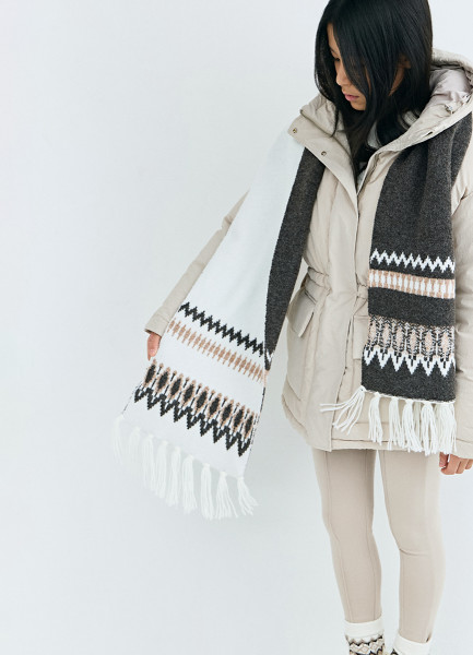 Шарф для девочек Белый 1399₽