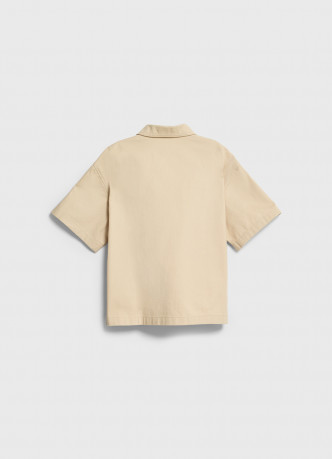 Джинсовая рубашка с коротким рукавом для мальчиков