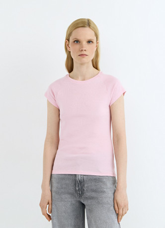 Приталенная футболка из хлопка