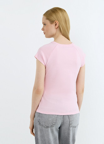 Приталенная футболка из хлопка