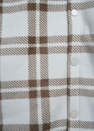 Утеплённая флисовая куртка-рубашка