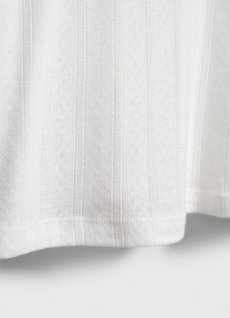 Пижамный лонгслив из ажурного трикотажа