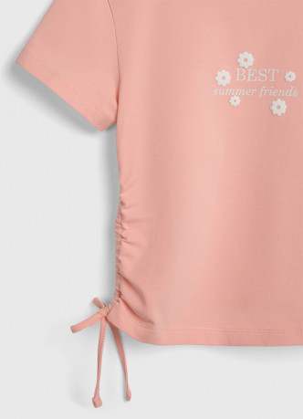 Футболка с кулиской для девочек