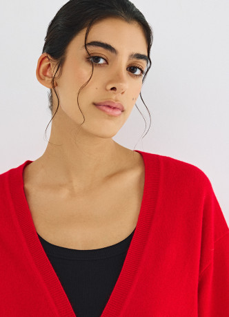Кардиган из шерсти мериноса