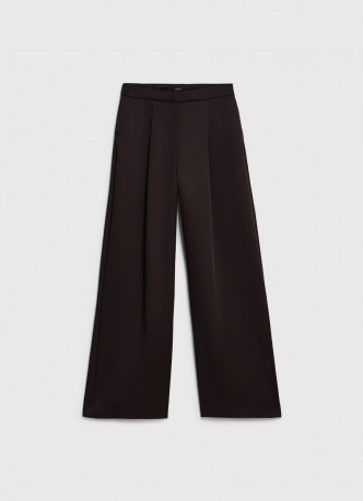 Атласные прямые брюки