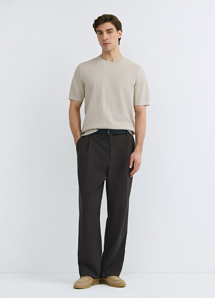 Футболка из текстурной ткани