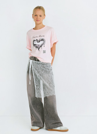 Футболка с AR-принтом для девочек