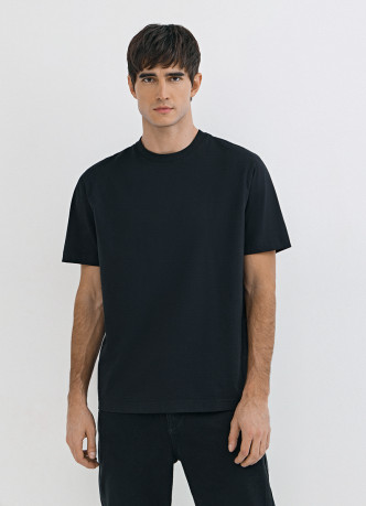 Футболка из мерсеризованного хлопка с принтом