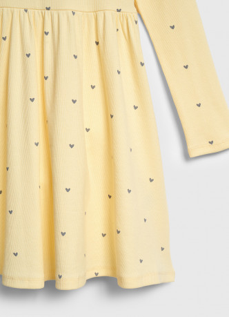 Трикотажное платье c принтом для девочек