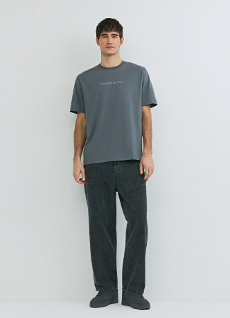 Футболка с текстовым принтом