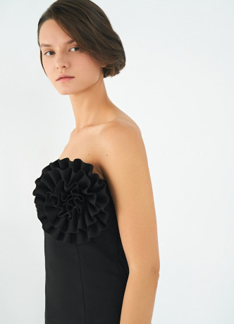 Топ с объёмным декором