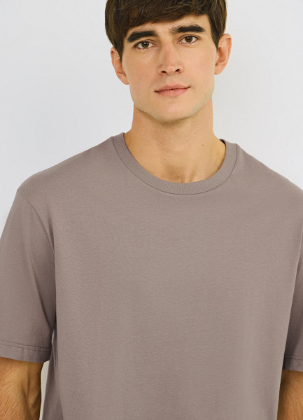 

Базовая футболка из плотного трикотажа, Бежевый