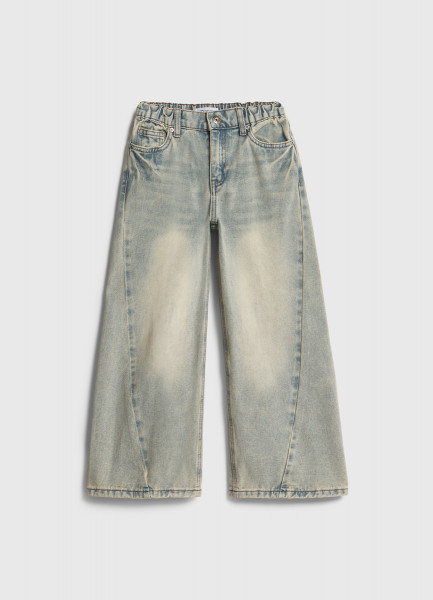 

Джинсы Wide leg для девочек, Голубой