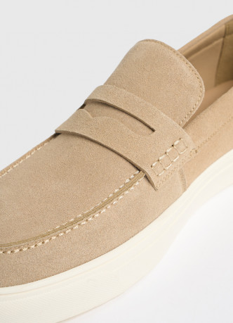 Лоферы из искусственной замши