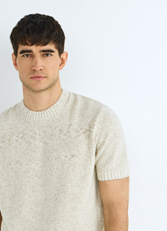 Футболка из текстурной пряжи