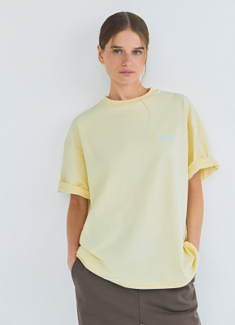 Футболка оверсайз с вышивкой