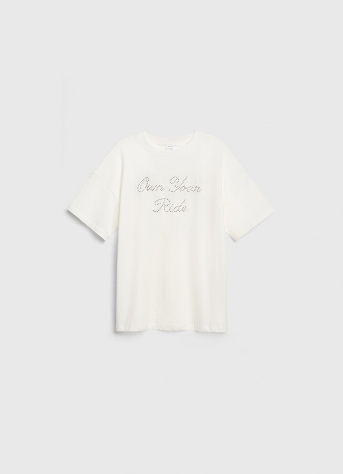 Футболка с аппликацией для девочек