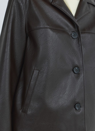 Куртка из искусственной кожи