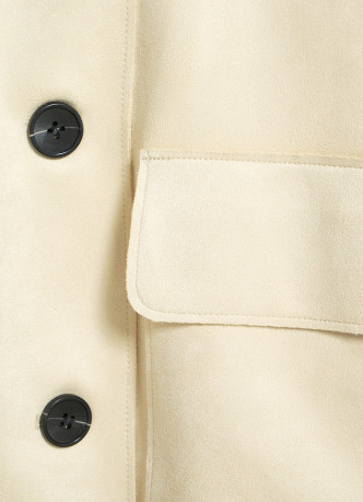 Куртка из искусственной замши