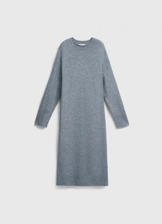 Платье-свитер с содержанием шерсти