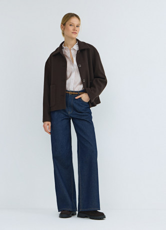 Куртка из пальтовой ткани