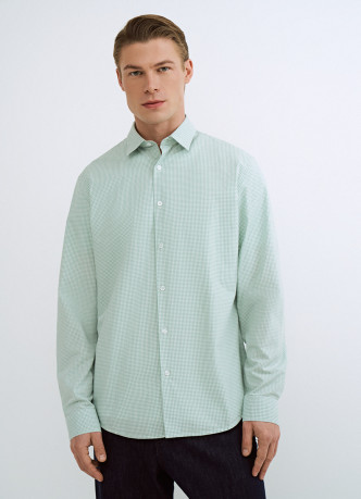 Рубашка в клетку виши
