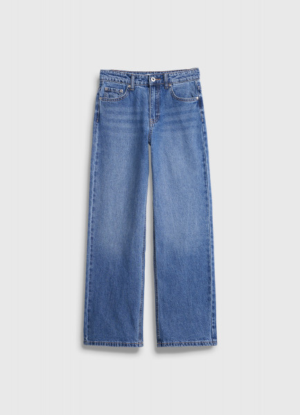 Прямые джинсы для девочек Синий 2799₽
