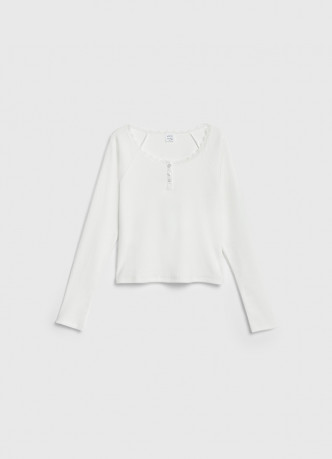 Лонгслив в рубчик для девочек