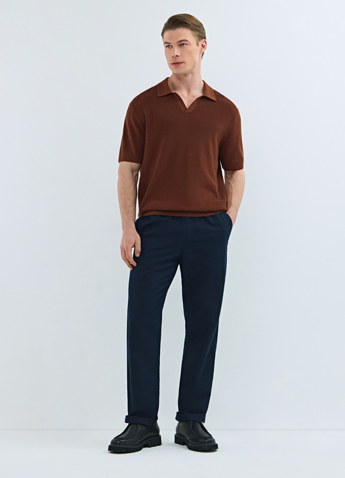 Брюки изо льна