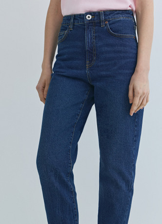 Джинсы Mom с высокой посадкой