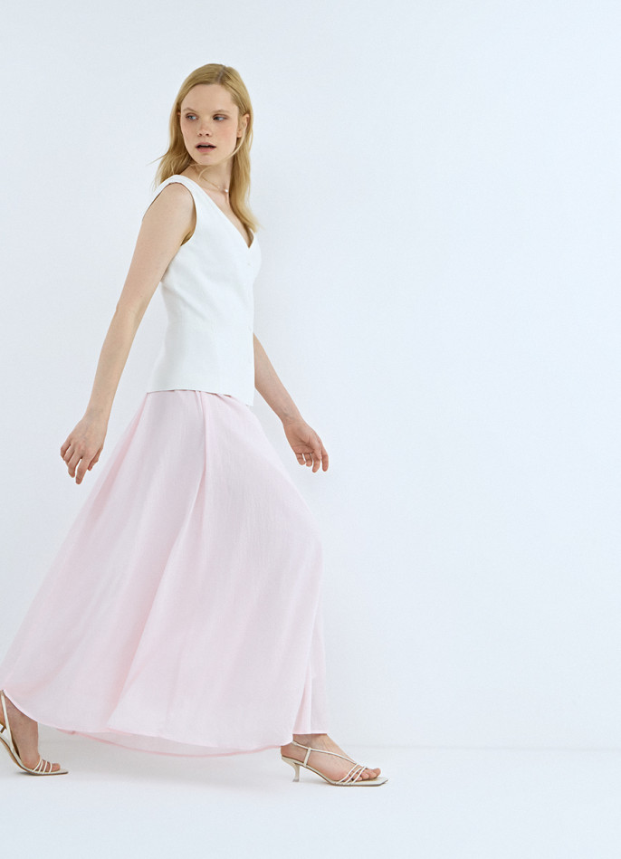 Юбка миди А-силуэта