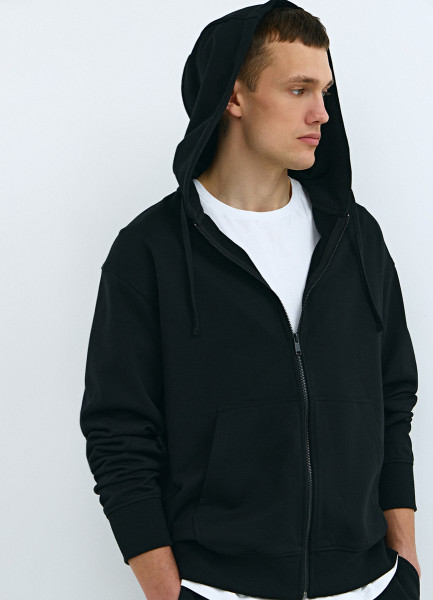Базовая толстовка на молнии Черный 3599₽