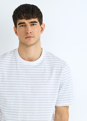 Футболка из хлопка в полоску