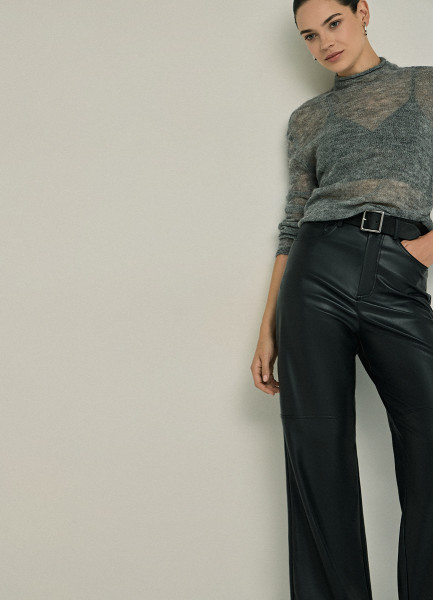 Полупрозрачный джемпер с шерстью 32099890299 Серый, размер 42, фото 6