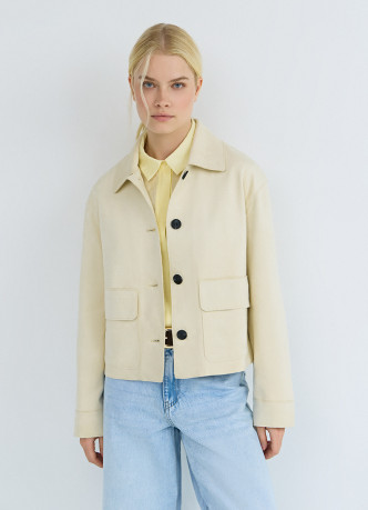 Куртка из искусственной замши